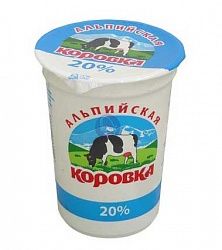 Молокосодержащий Продукт с ЗМЖ 20 % АЛЬПИЙСКАЯ КОРОВКА 500 г