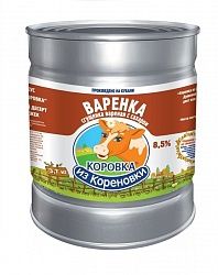 Молоко сгущенное вареное (варенка) 8,5% Кореновский МКК ж/б 3700 г